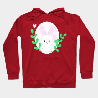 white bunny Hoodie